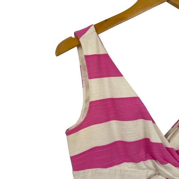 Kate Spade Pretty in Pink Silverscreen Sheath above Knee Dress Bow Accent Size 6 - Picture 4 of 16